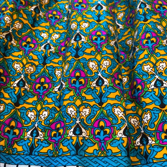 Handmade Long Sleeved Floral Geometric Bohemian Maxi Dress Vibrant Hippie - Picture 5 of 13